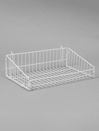 Накопитель разборный на колесах, двухсторонняя, 10 корзин, 45×55×165 см, белый - Фото 6