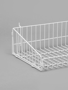 Накопитель разборный на колесах, двухсторонняя, 10 корзин, 45×55×165 см, белый - Фото 7