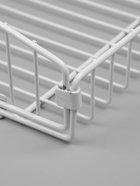 Накопитель разборный на колесах, двухсторонняя, 10 корзин, 45×55×165 см, белый - Фото 9