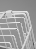 Накопитель разборный на колесах, двухсторонняя, 10 корзин, 45×55×165 см, белый - Фото 10