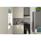 Кухонный гарнитур прямой для маленькой кухни «Дюна мини», 1000×600 мм, цвет кашемир/канадская хижина - Фото 1