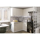 Кухонный гарнитур угловой «Дюна мега прайм», 1600×1700 мм, цвет кашемир/канадская хижина - Фото 1