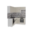 Кухонный гарнитур угловой «Дюна мега прайм - 2», 1600×1700 мм, кашемиры, канадская хижина - Фото 4