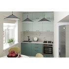 Кухонный гарнитур прямой «Асая макси», с столешницей, 1800×600 мм, цвет сумерки/бензин/сосна - Фото 1