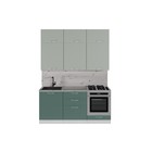 Кухонный гарнитур прямой «Асая макси», с столешницей, 1800×600 мм, цвет сумерки/бензин/сосна - Фото 4