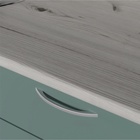 Кухонный гарнитур прямой «Асая экстра», с столешницей, 3000×600 мм, цвет сумерки/бензин/сосна - Фото 5