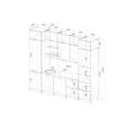 Кухонный гарнитур прямой «Асая экстра - 2», с столешницей, 3000×600 мм, цвет сумерки/бензин/сосна - Фото 2