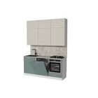 Кухонный гарнитур прямой «Глория макси - 2», 1800×600 мм, цвет кашемир/бензин/малага - Фото 3