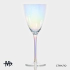 Бокалы для вина Magistro «Жемчуг», 400 мл, 9.5×23.5 см, набор 2 шт., стекло, перламутровые - Фото 2