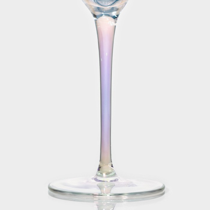 Набор бокалов для вина "Жемчуг" 400 мл, 9,5х23,5 см,2 шт цвет перламутровый