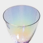 Бокалы для вина Magistro «Жемчуг», 400 мл, 9.5×23.5 см, набор 2 шт., стекло, перламутровые - Фото 5