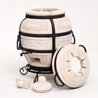 Набор Тандыр Охотник Вип: тандыр 49 х 73 см, подставка, чехол, решетка, шампурница - фото 24483710