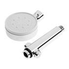 Лейка для душа ZEIN Z3191, 3 режима, пластик, кнопка стоп/старт, хром - Фото 7