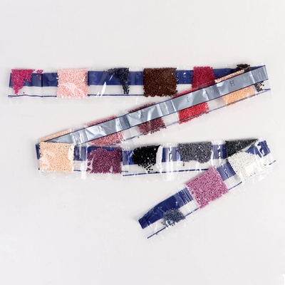 Алмазная мозаика с полным заполнением на холсте «Белые лошади», 30 х 40 см