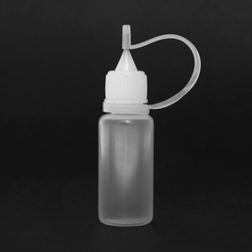 Бутылочка для хранения жидкости с иглой, 10 мл, пластиковая, прозрачная
