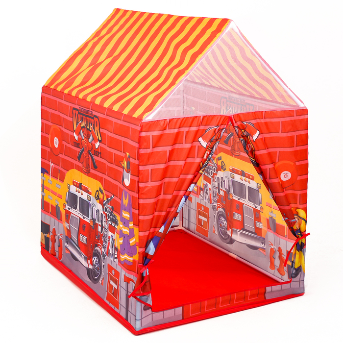 Детская игровая палатка "Пожарные" 96х62х85см