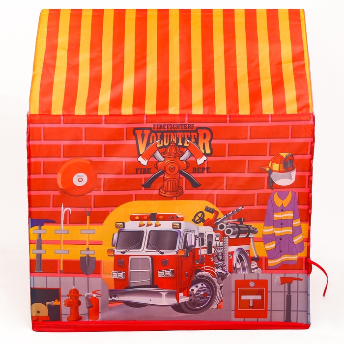 Детская игровая палатка «Пожарные» 96 × 62 × 85 см - фото 1909536020