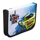 Пенал 1 секция, 130 х 190 Х 30 мм, текстильный, ПКТ 04-20 "Жёлтое авто" 71992 - фото 23808782