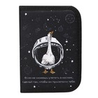 Пенал 1 секция, 130 х 190 Х 30 мм, текстильный, ПКТ 04-20 "Гусь в космосе" 71988 - фото 23815417