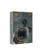 Наушники беспроводные Mybit Pro13, TWS, вкладыши, Bluetooth 5.0, 30/180 мАч, чёрные в прозрачном кейсе - Фото 14