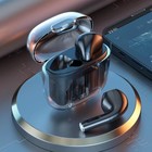 Наушники беспроводные Mybit Pro13, TWS, вкладыши, Bluetooth 5.0, 30/180 мАч, чёрные в прозрачном кейсе - Фото 5