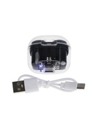 Наушники беспроводные Mybit Pro13, TWS, вкладыши, Bluetooth 5.0, 30/180 мАч, чёрные в прозрачном кейсе - Фото 12