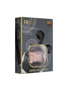 Наушники беспроводные Mybit Pro13, TWS вкладыши, Bluetooth 5.0, 30/180 мАч, розовые в прозрачном кейсе - Фото 13