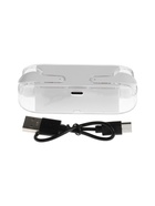 Наушники беспроводные KM12, TWS, вкладыши, Bluetooth 5.0, 30/200 мАч, белые в прозрачном кейсе - Фото 11