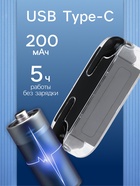 Наушники беспроводные KM12, TWS, вкладыши, Bluetooth 5.0, 30/200 мАч, чёрные в прозрачном кейсе - Фото 3