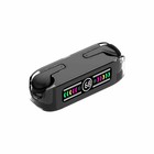 Наушники беспроводные KM12, TWS, вкладыши, Bluetooth 5.0, 30/200 мАч, чёрные в прозрачном кейсе - Фото 6