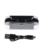 Наушники беспроводные KM12, TWS, вкладыши, Bluetooth 5.0, 30/200 мАч, чёрные в прозрачном кейсе - Фото 11