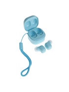 Наушники беспроводные Y6, TWS, вакуумные, Bluetooth 5.3, 30/200 мАч, шумоподавление, разъём Type-C, с подвесом, голубые - Фото 5