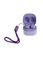Наушники беспроводные Y6, TWS, вакуумные, Bluetooth 5.3, 30/200 мАч, шумоподавление, разъём Type-C, с подвесом, фиолетовые - Фото 8