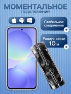 Наушники беспроводные YX11, TWS, вкладыши, Bluetooth 5.3. 28/200 мАч, шумоподавление, чёрные в прозрачном кейсе - Фото 2