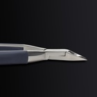Кусачки педикюрные «Premium», скрытая пружина, прорезиненные ручки, 12,3 см, длина лезвия - 13 мм, цвет серебристый/серый - Фото 10
