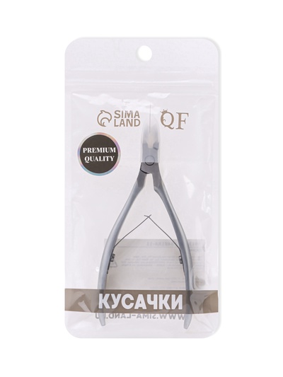 Кусачки маникюрные для кутикулы «Premium satin», матовые, двойная пружина, 12 см, длина лезвия-6 мм