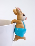 Фигурка для флорариума «Зайчишка с розой», декор на кашпо, 17×7×7 см - Фото 7