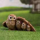 Фигурка полистоун «Семейство сов», 21×11×10 см - Фото 2