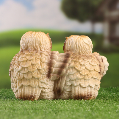 Фигурка "Семья сов" 18х9х12см