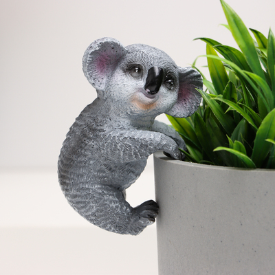 Фигурка на кашпо TAKE IT EASY «Коала Юна», для флорариума, 6×6×11 см