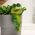 Фигурка для флорариума TAKE IT EASY «Лягушка Бряк», декор на кашпо, 10×8×19 см - Фото 2