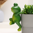 Фигурка для флорариума TAKE IT EASY «Лягушка Бряк», декор на кашпо, 10×8×19 см - Фото 4