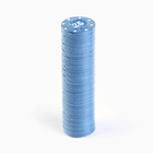Набор фишек с номиналом №25,  50 шт, однотонные, синие - Фото 2