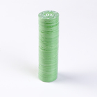 Набор фишек с номиналом №10,  50 шт, однотонные, зеленые - Фото 2
