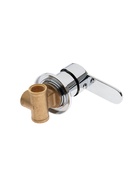 Смеситель для душевой кабины ZEIN, скрытый монтаж, ручка, картридж 35 мм, латунь, хром - Фото 6