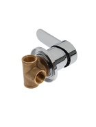 Смеситель для душевой кабины ZEIN, скрытый монтаж, ручка, картридж 35 мм, латунь, хром - Фото 7