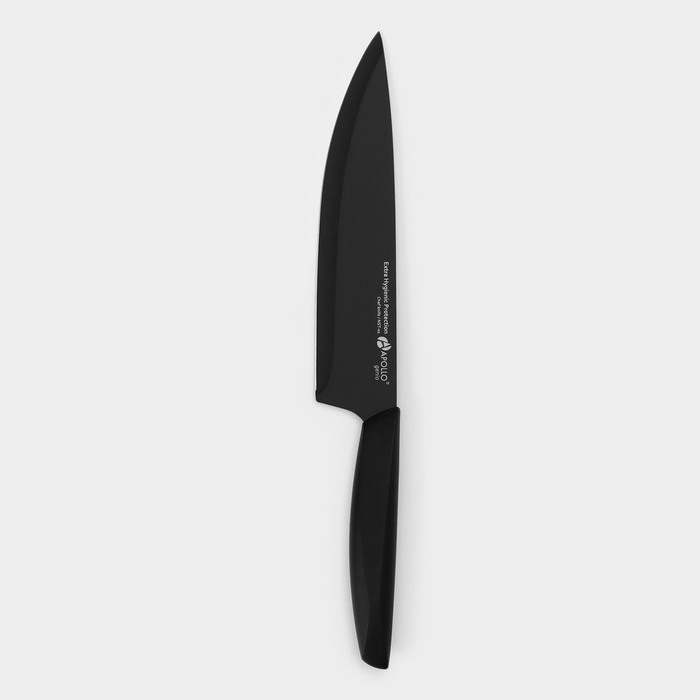 Нож кухонный универсальный Genio Nero Steel, лезвие 18 см - Фото 1