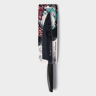 Нож кухонный универсальный Genio Nero Steel, лезвие 18 см - фото 4423053
