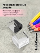 Точилка ErichKrause. City Mini Classic, с контейнером, МИКС - Фото 2