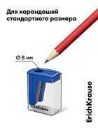 Точилка ErichKrause. City Mini Vivid, с контейнером, МИКС - Фото 4